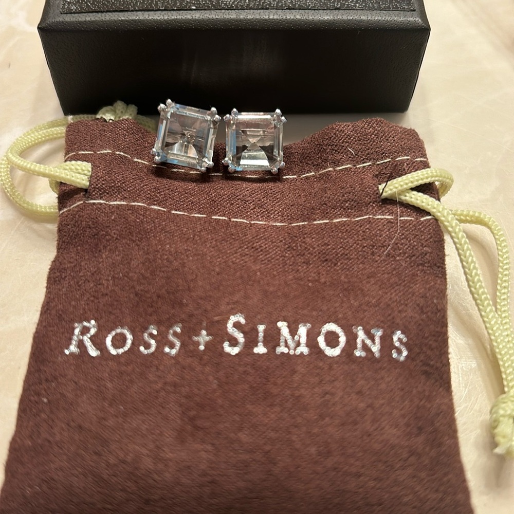 Ross Simmons Princess Cut Earrings